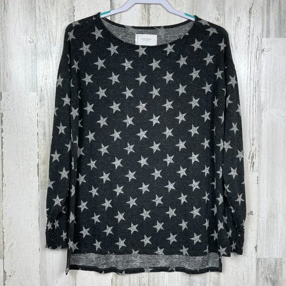 Lucky Brand Sweaters - Lucky Brand sweater star print patriotic July 4th